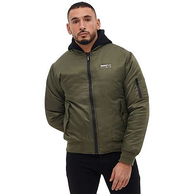 Bomper Fleece Hood Bomber Jacket