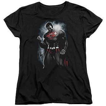 Superman Light Of The Sun Short Sleeve Womens T-shirt