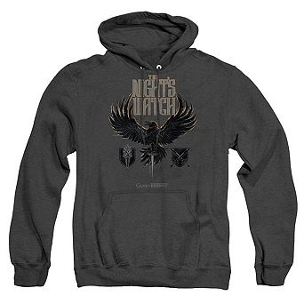 Game Of Thrones The Nights Watch Adult Heather Hoodie