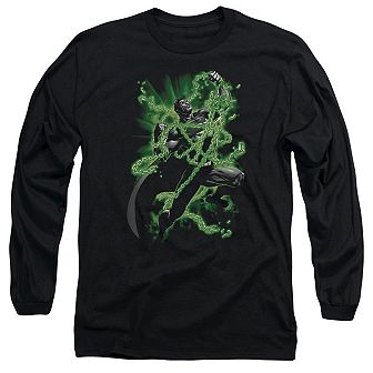 Superman Kryptonite Chains Long Sleeve Adult T-shirt
