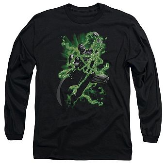 Superman Kryptonite Chains Long Sleeve Adult T-shirt