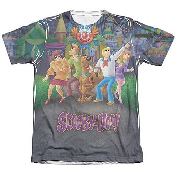 Scooby Doo Amusement Park Sleeve T-shirt