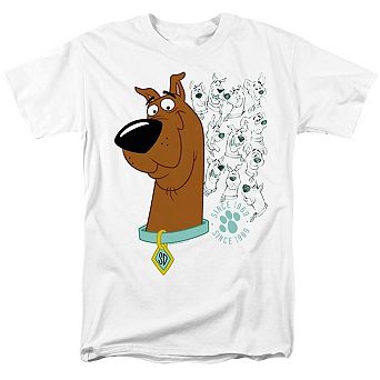 Scooby Doo Evolution Of Scooby Doo Short Sleeve Adult T-shirt