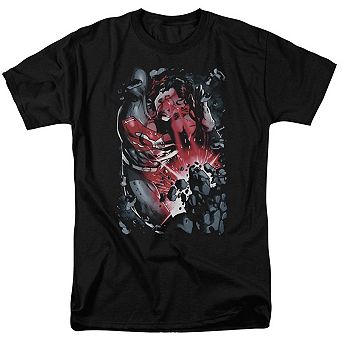 Superman Heat Blast Short Sleeve Adult T-shirt