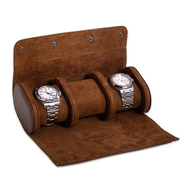 Bey-Berk Milani Leather Watch Roll