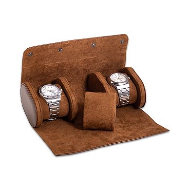 Bey-Berk Milani Leather Watch Roll