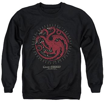 Game Of Thrones Targaryen Burst Sigil Adult Crewneck Sweatshirt