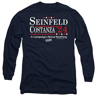 Seinfeld Election T-shirt Long Sleeve Adult T-shirt