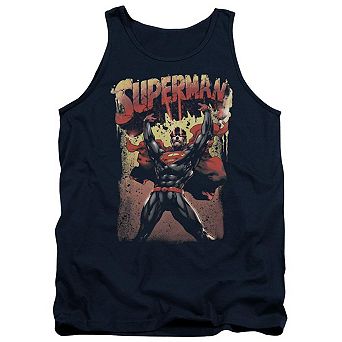 Superman Lift Up Adult Tank Top