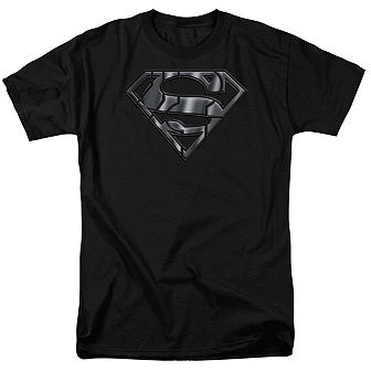 Superman Mech Shield Short Sleeve Adult T-shirt