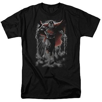 Superman Above The Clouds Short Sleeve Adult T-shirt