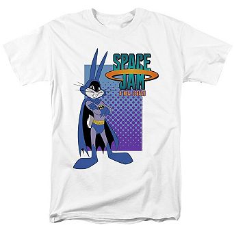 Space Jam 2 Bugs Batman Short Sleeve Adult T-shirt