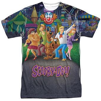 Scooby Doo Amusement Park Short Sleeve Adult Poly Crew T-shirt