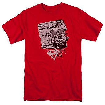 Superman Identity Short Sleeve Adult T-shirt