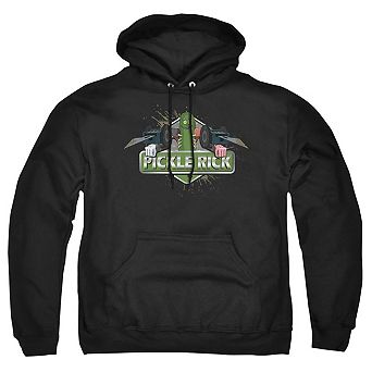 Rick And Morty Pickle Rick Adult Pull Over Hoodie