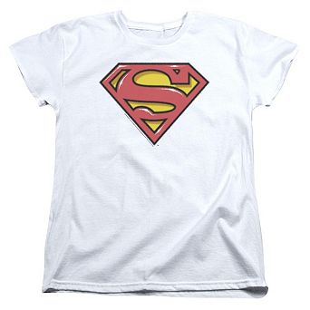 Superman Airbrush Shield Short Sleeve Women´s T-Shirt