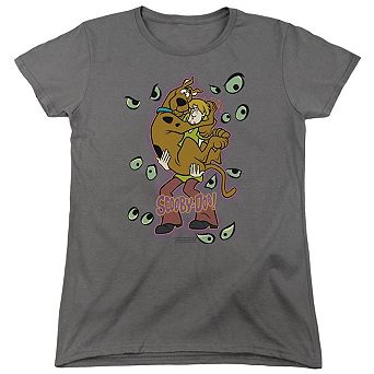 Scooby Doo Being Watched Short Sleeve Womens T-shirt