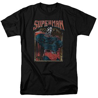 Superman Head Bang Short Sleeve Adult T-shirt