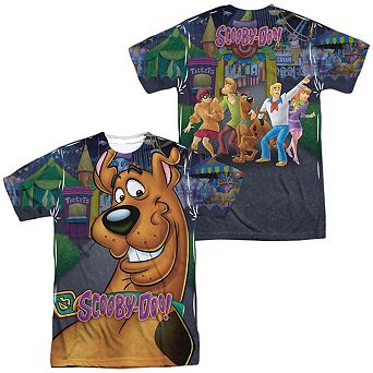 Scooby Doo Big Dog Short Sleeve Adult Poly Crew T-shirt