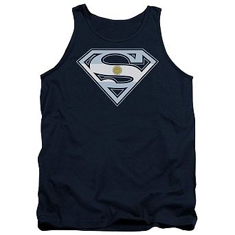 Superman Argentinian Shield Adult Tank Top