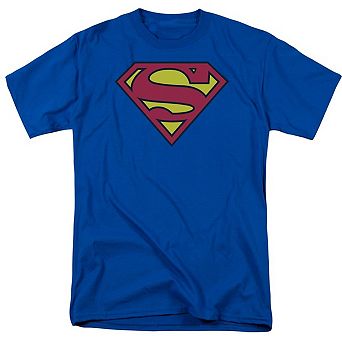 Superman Classic Logo Short Sleeve Adult T-shirt