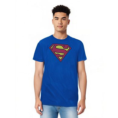 Superman Classic Logo Short Sleeve Adult T-shirt