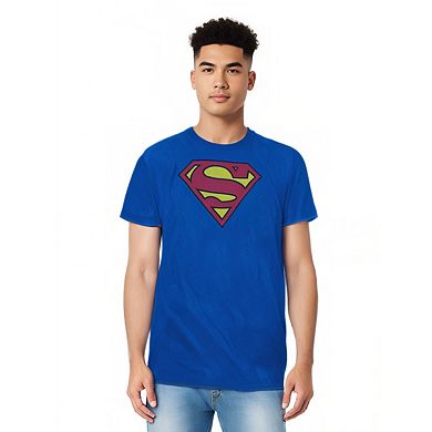 Superman Classic Logo Short Sleeve Adult T-shirt