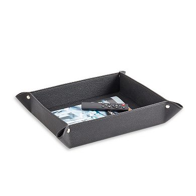 Bey-Berk Lisbon Extra Large Coffee Table Valet Tray & Catchall