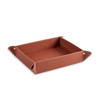 Bey-Berk Lisbon Extra Large Coffee Table Valet Tray & Catchall