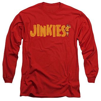 Scooby Doo Jinkies Long Sleeve Adult T-shirt