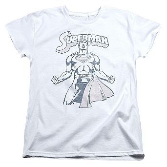 Superman Get Some Short Sleeve Womens T-shirt
