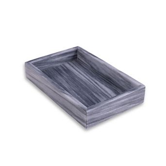 Bey-Berk Ezra Genuine Marble Guest Towel Tray