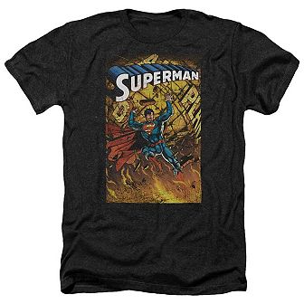 Superman One Adult Heather T-shirt