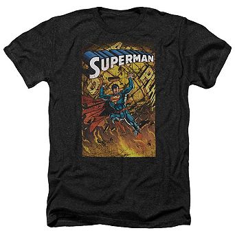 Superman One Adult Heather T-shirt