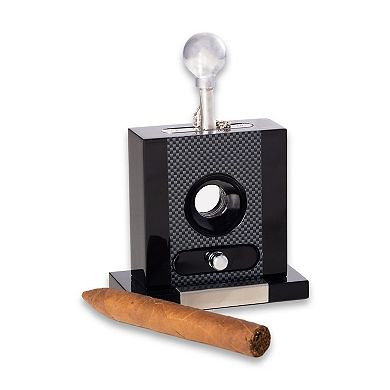 Bey-Berk Landry Wood Table Top Cigar Cutter
