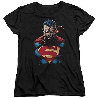 Superman Displeased Short Sleeve Women´s T-Shirt