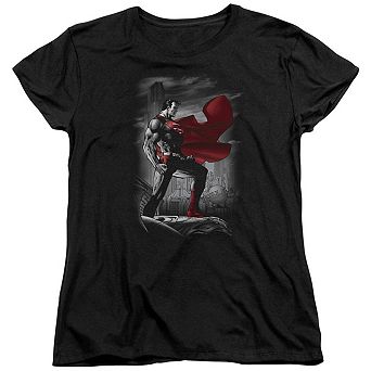 Superman Metropolis Guardian Short Sleeve Womens T-shirt