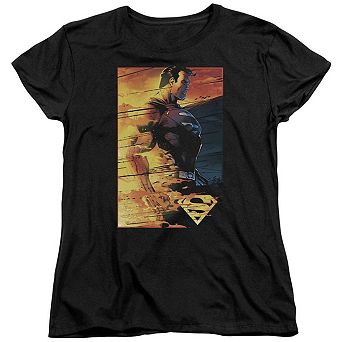Superman Fireproof Short Sleeve Womens T-shirt