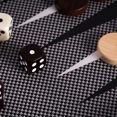 Bey-Berk Axel Backgammon & Chess Set