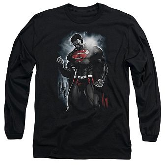 Superman Light Of The Sun Long Sleeve Adult T-shirt