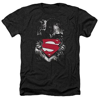 Superman Darkest Hour Adult Heather T-shirt