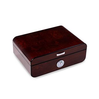 Bey-Berk Gerard 40 Cigar Walnut Humidor