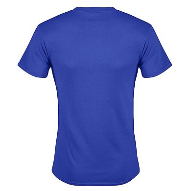 Superman Classic Logo Distressed Adult Heather T-shirt