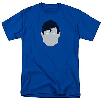 Superman Head Short Sleeve Adult T-shirt