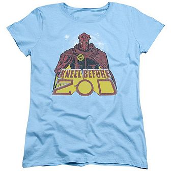 Superman Kneel Before Short Sleeve Womens T-shirt