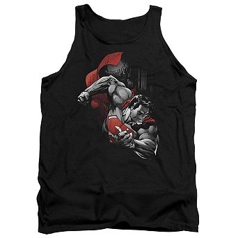 Superman My City Adult Tank Top