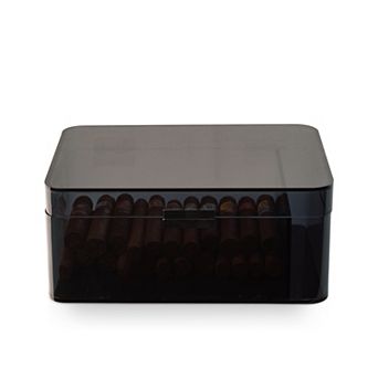 Bey-Berk Drake Smoke Acrylic Humidor