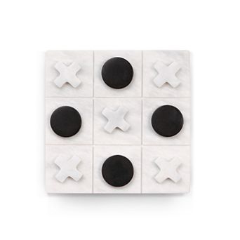 Bey-Berk Marble Tic Tac Toe Set