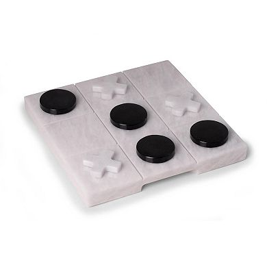 Bey-Berk Marble Tic Tac Toe Set