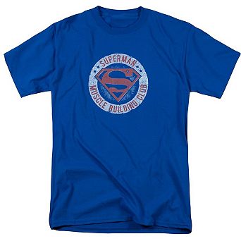 Superman Muscle Club Short Sleeve Adult T-shirt